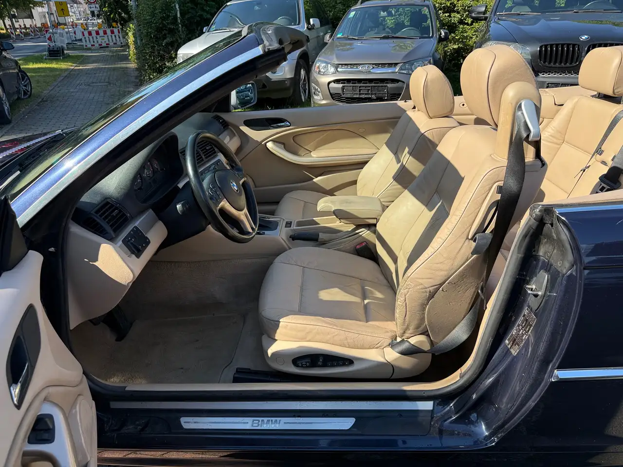 BMW 320 CI e46 Cabrio Leder beige Automatik 16 Zoll Alu, foto 9