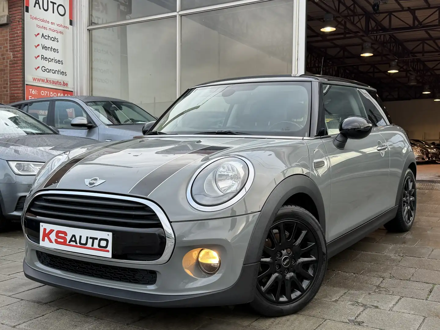 MINI Cooper D Mini 1.5 D Cooper/174.809KM/CUIR PARTIEL/EURO 6B Gris - 1