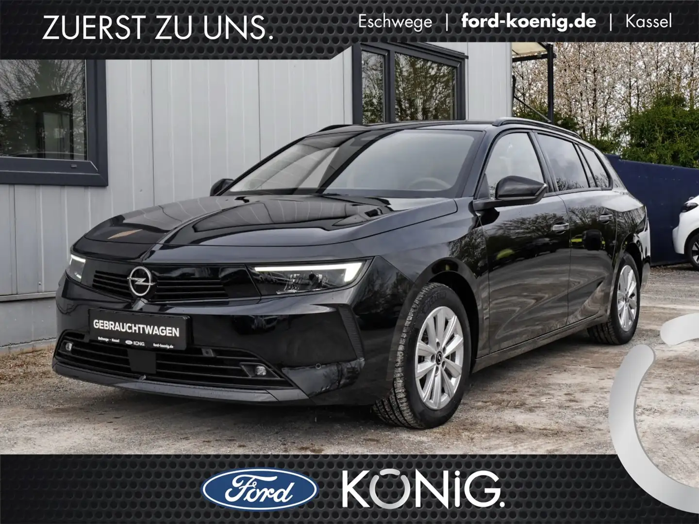 Opel Astra L Edition ST Klima+Sitzhzg+Einparkhilfe Klima Schwarz - 1