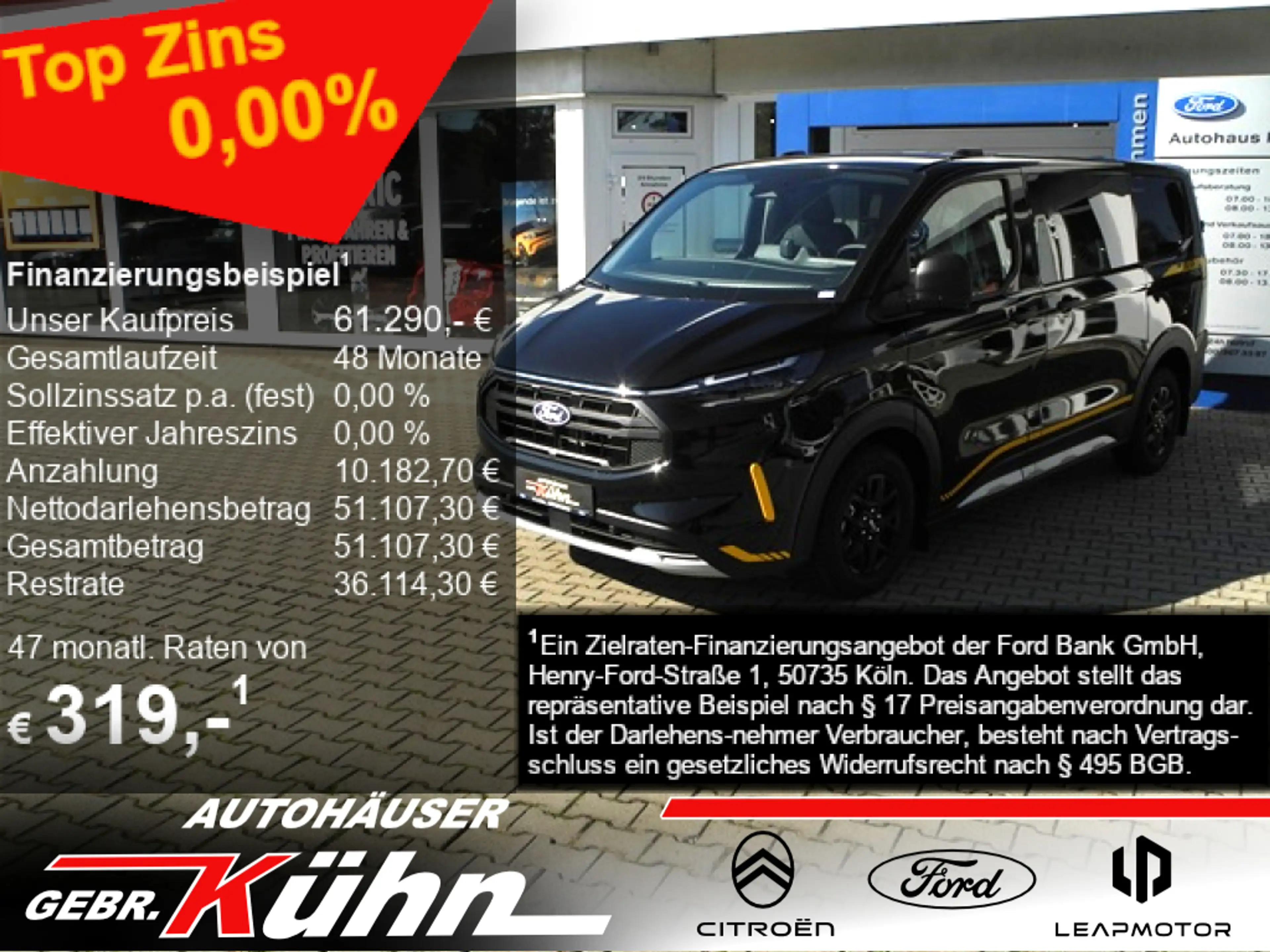 Ford Transit Custom Doka L1 4x4 Aut. Trail - Standh., Matix, AHK, Navi