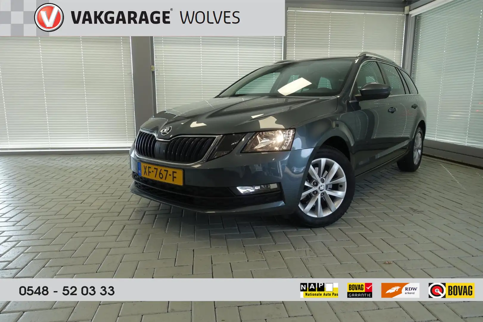 Skoda Octavia Combi 1.0 TSI Greentech Ambition Business Grijs - 1