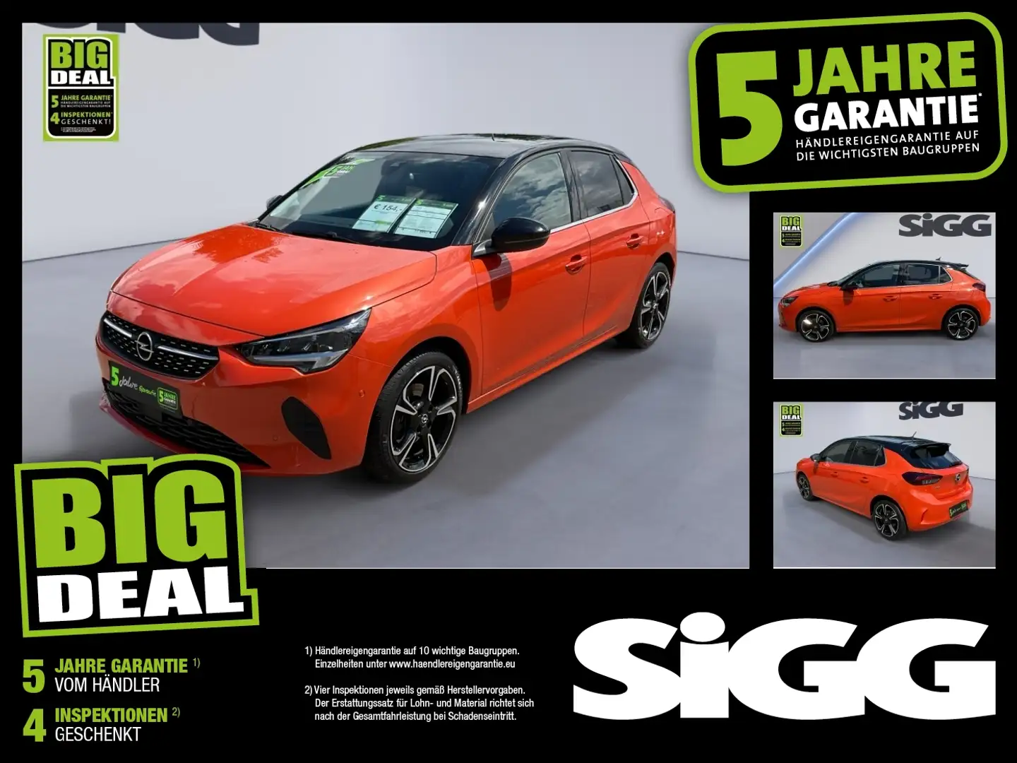 Opel Corsa F 1.2 Turbo Elegance Matrix AUT DynLicht Naranja - 1