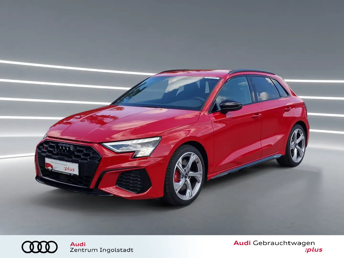 Audi S3 Sportback TFSI MATRIX ACC NAVI Optik-schwarz+ Rot - 1