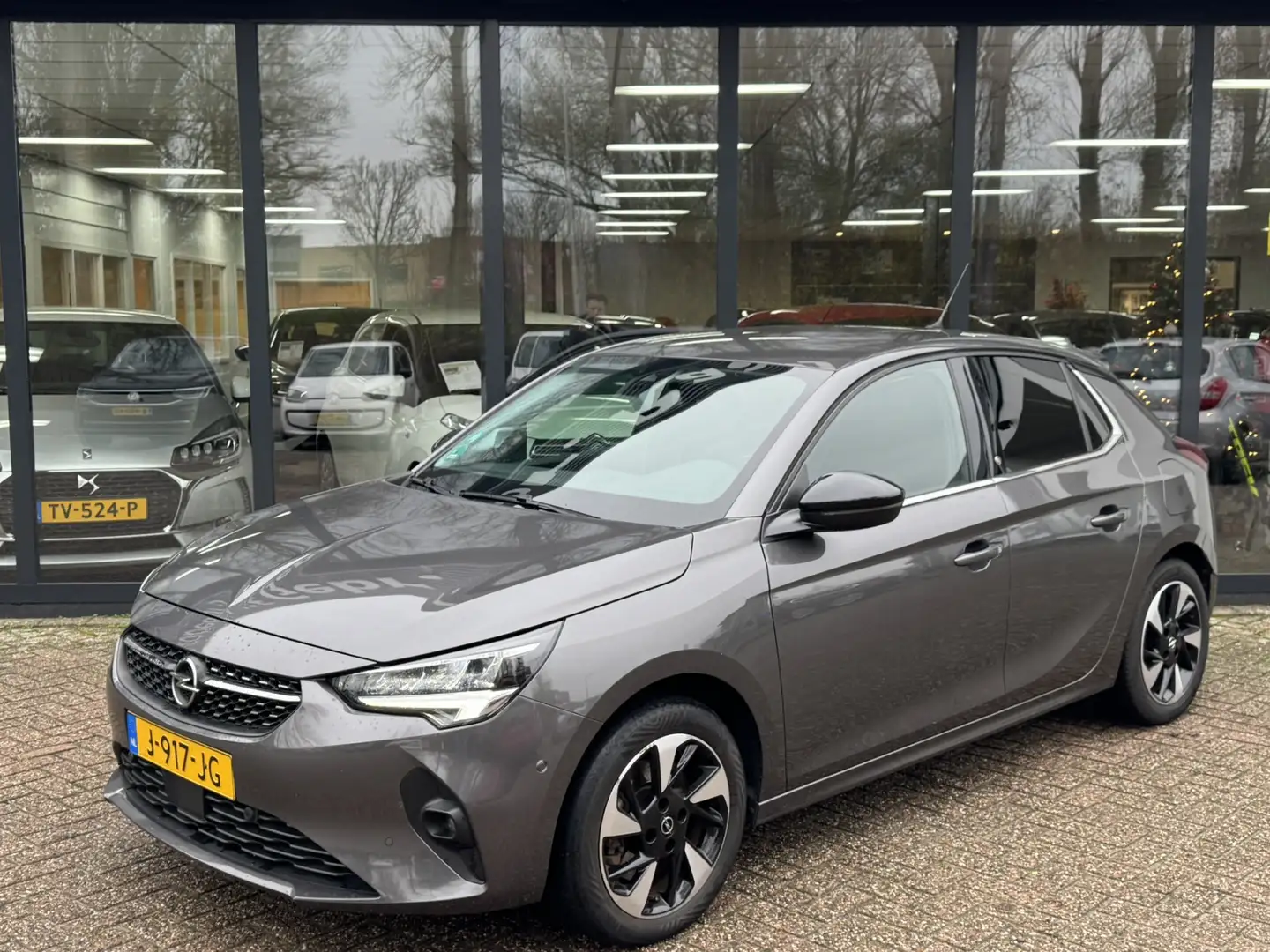 Opel Corsa-e Elegance 50 kWh*89%SOH*7355 netto*ACC* Grau - 2
