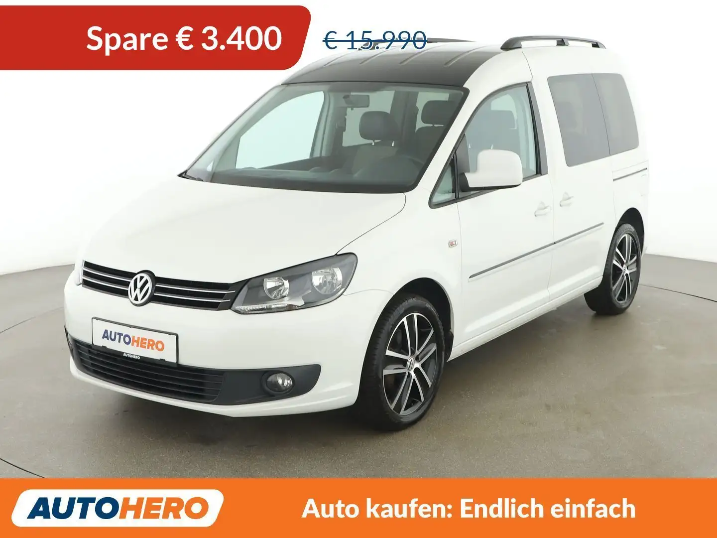 Volkswagen Caddy 1.6 TDI Edition30 Weiß - 1