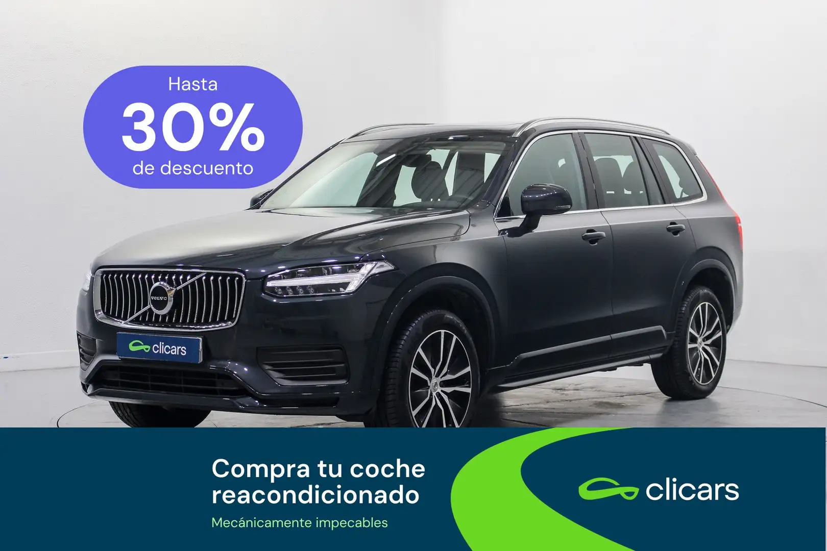 Volvo XC90 B5 Momentum 5pl. AWD Aut. Gris - 1