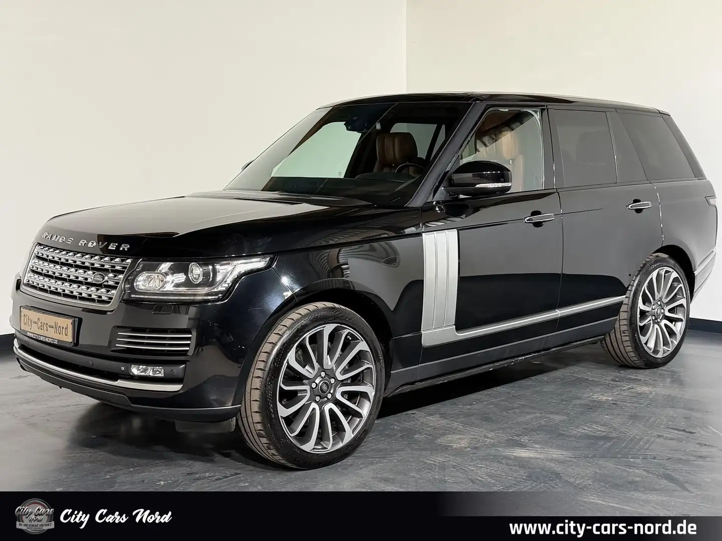 Land Rover Range Rover 5.0 V8 Autobiogr. PANO+360°+MERIDIAN Schwarz - 1