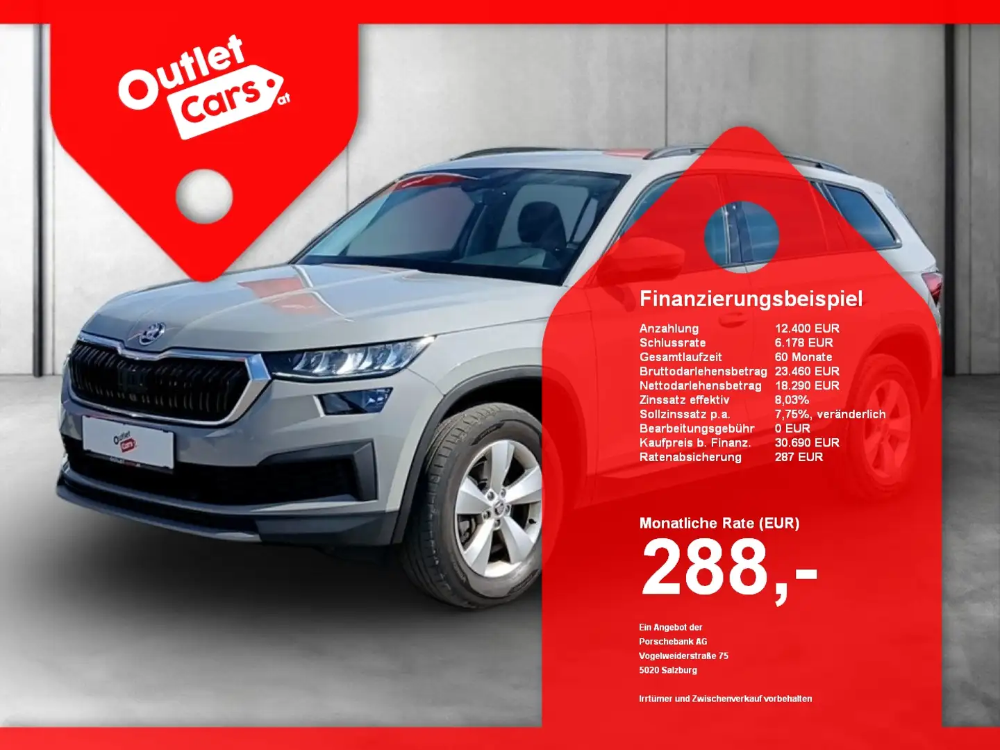Skoda Kodiaq 2.0 TDI 4x4 Ambition MATRIX+CARPLAY+LED Grau - 1