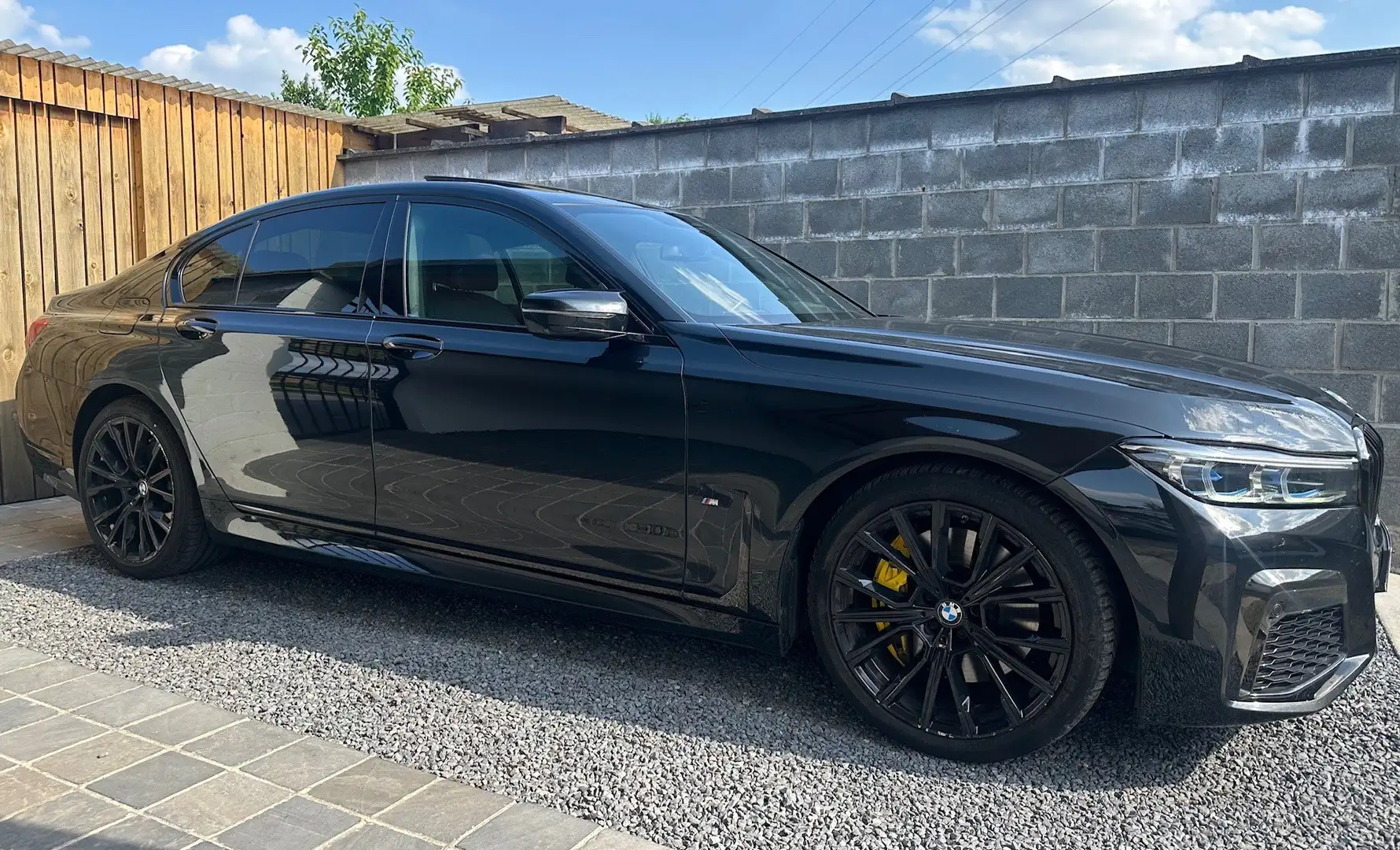 BMW 745 eA M Pack Laser Open dak Keyless Full Full Option Noir - 1