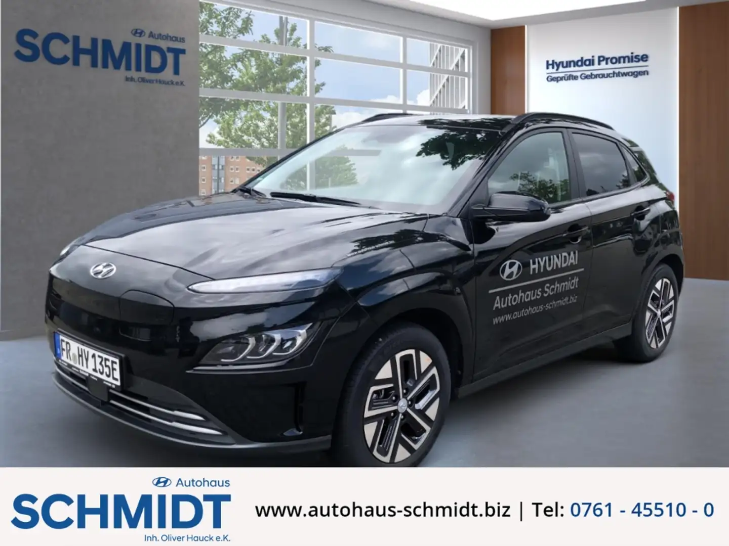 Hyundai KONA Elektro Trend 2WD Navi Soundsystem LED Scheinwerfe Schwarz - 1