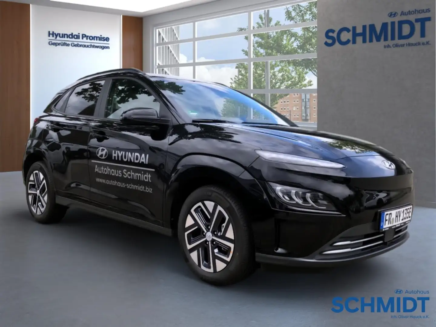 Hyundai KONA Elektro Trend 2WD Navi Soundsystem LED Scheinwerfe Schwarz - 2