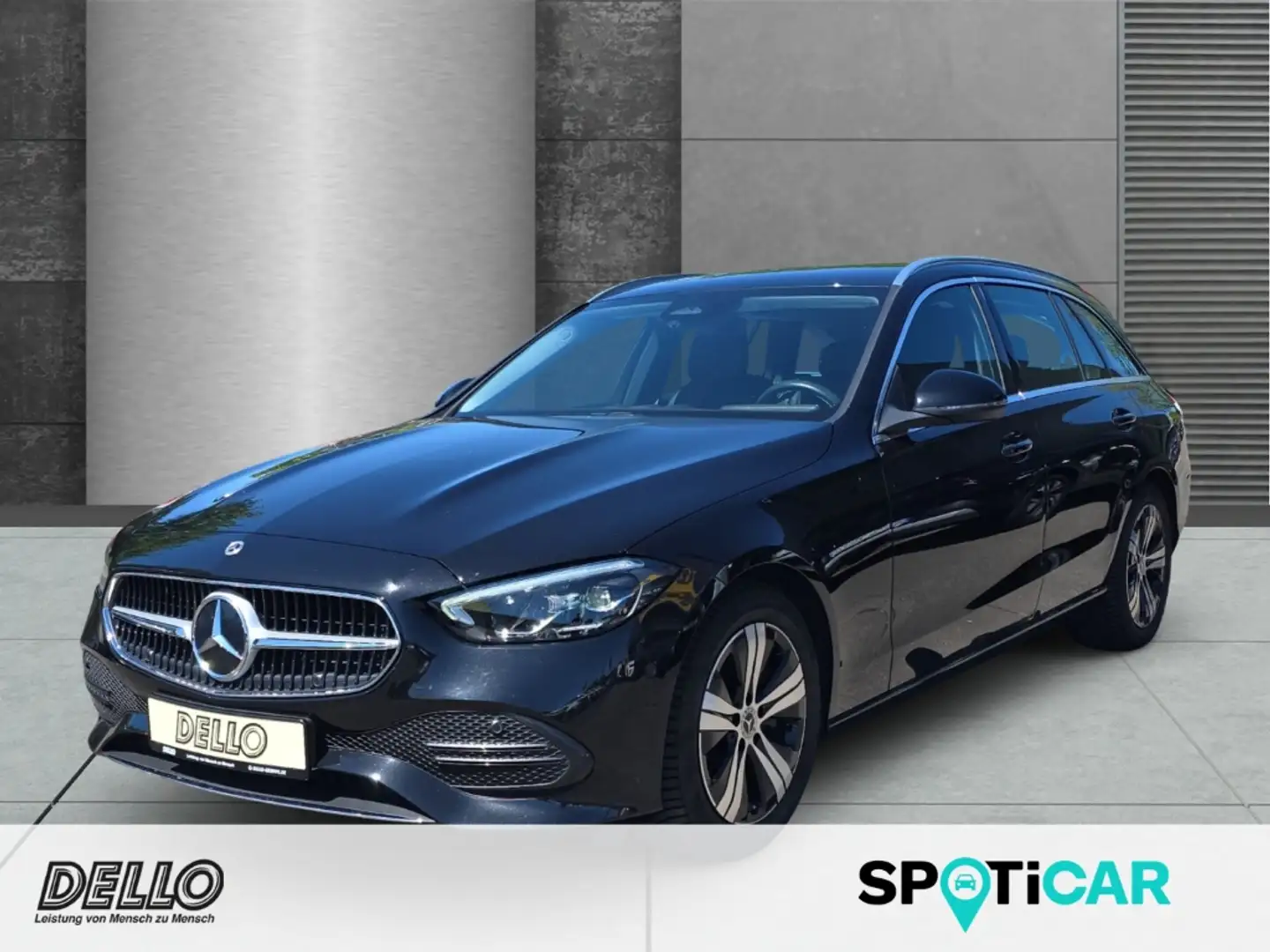 Mercedes-Benz C 220 d T Avantgarde AHK-klappbar LED El.Heckklappe Navi Schwarz - 1