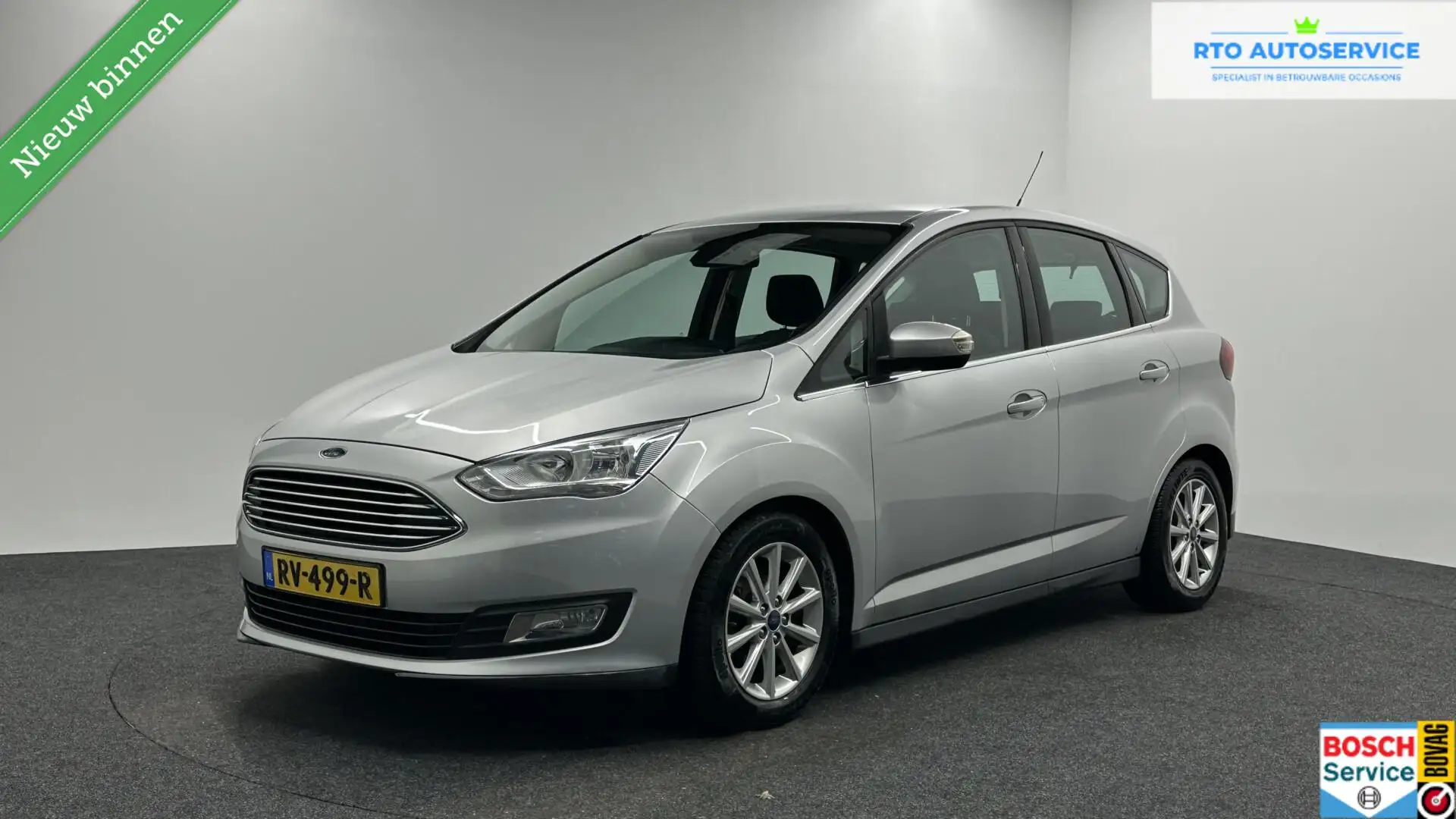 Ford C-Max 1.0 Titanium NAVI ECC TREKHAAK CRUISE LM . Grijs - 1