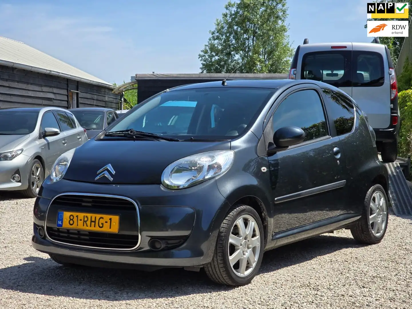 Citroen C1 1.0-12V Exclusive Airco/Lmv Grijs - 1