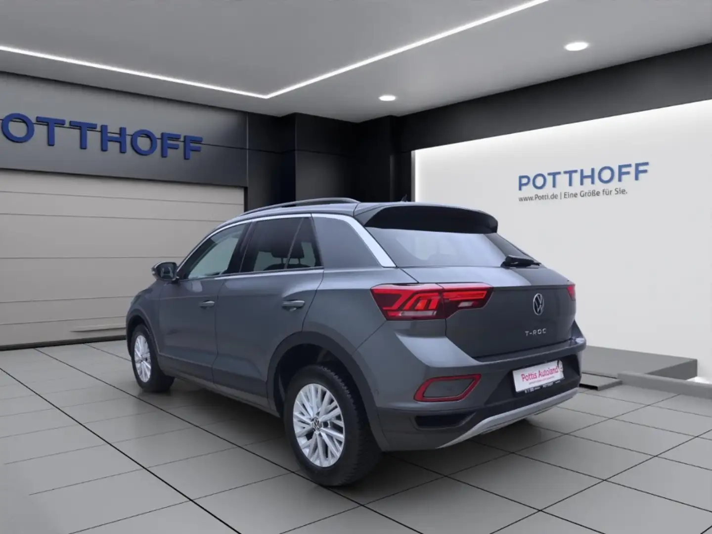 Volkswagen T-Roc 1.0 TSI LIFE NAVI PDC LED SITZHZG Grau - 2