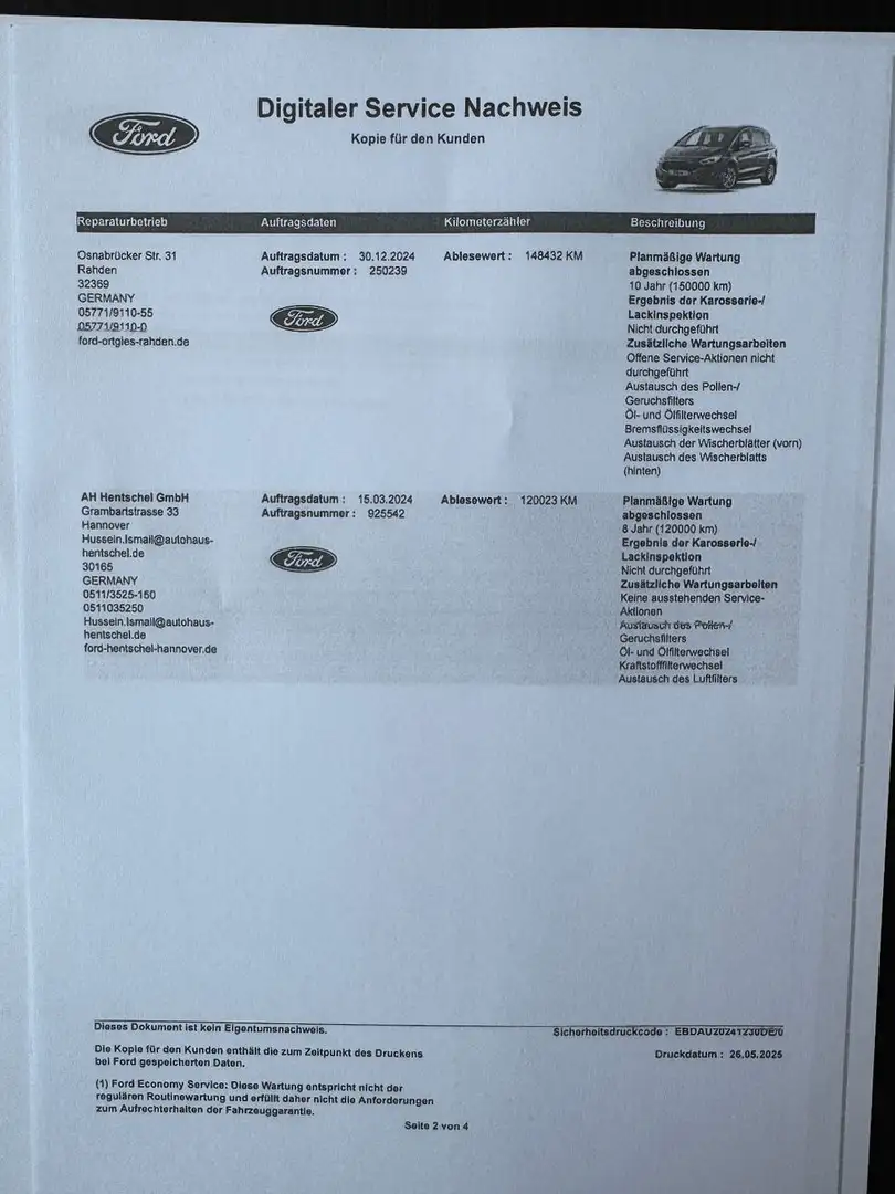 Ford S-Max S-MAX TITANIUM SPORT 7-SITZER 360°K STHD AHK ACC Šedá - 1