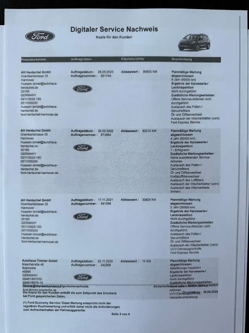 Ford S-Max S-MAX TITANIUM SPORT 7-SITZER 360°K STHD AHK ACC Šedá - 2