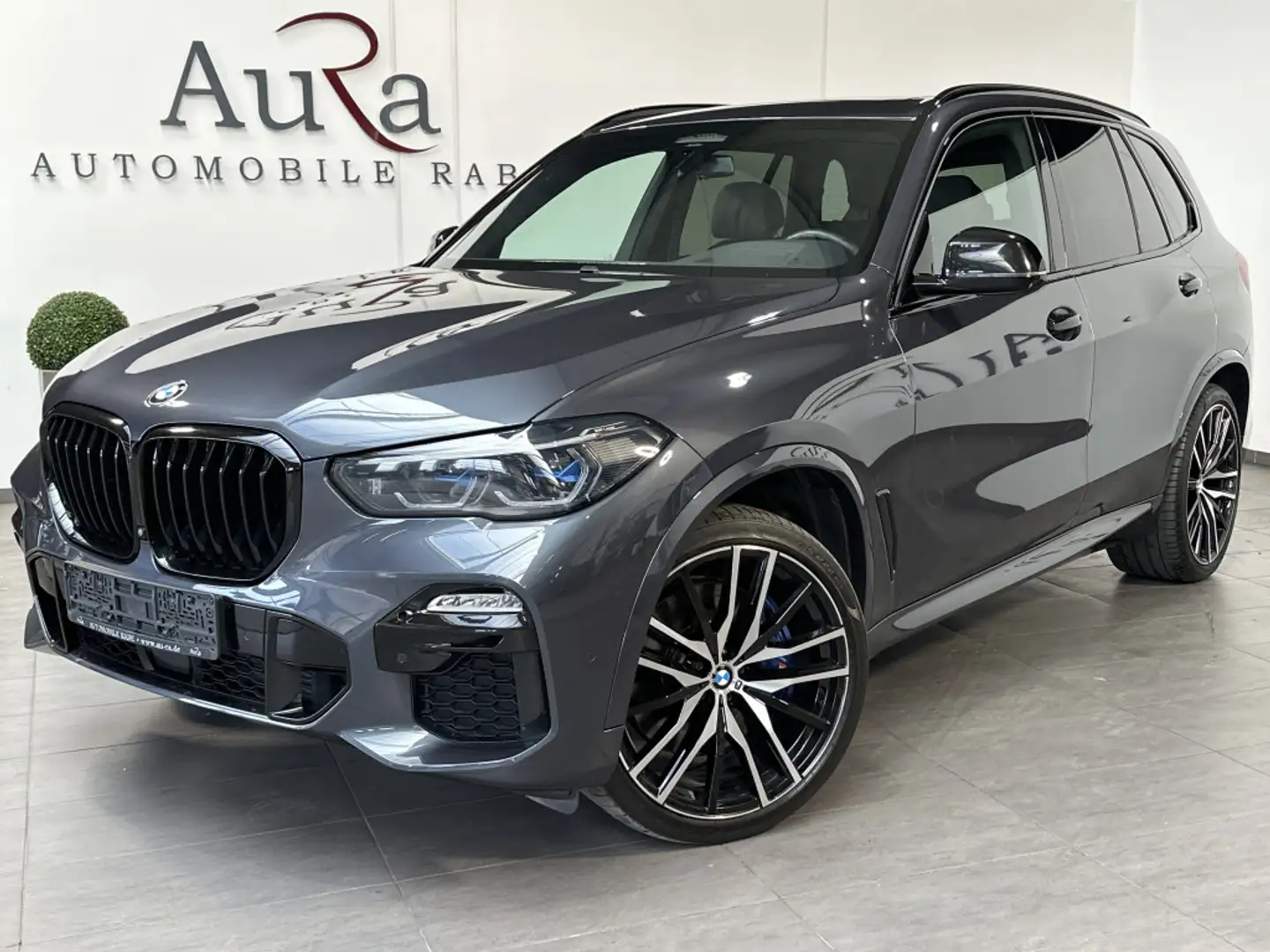 BMW X5 M NAV+LASER+AHK+HEAD-UP+22ZO+PANO+360GRAD Gris - 2