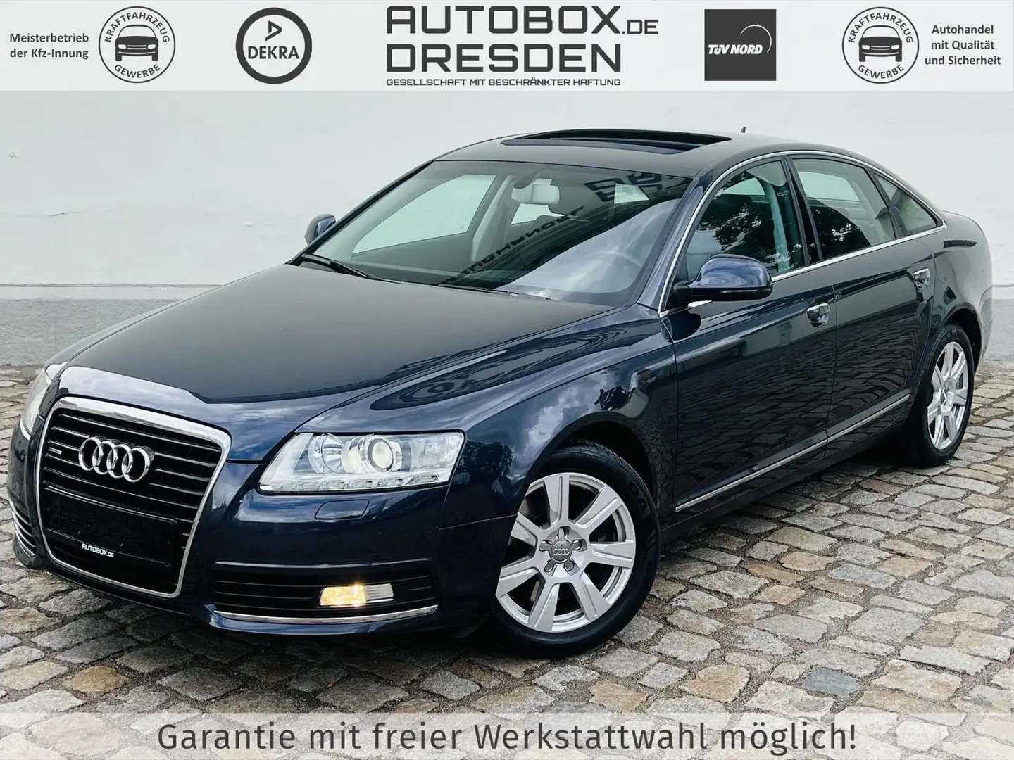 Audi A6 3.0 V6 TFSI Quattro +BT+LEDER+NAVI+Bi-XENON+ Blau - 1