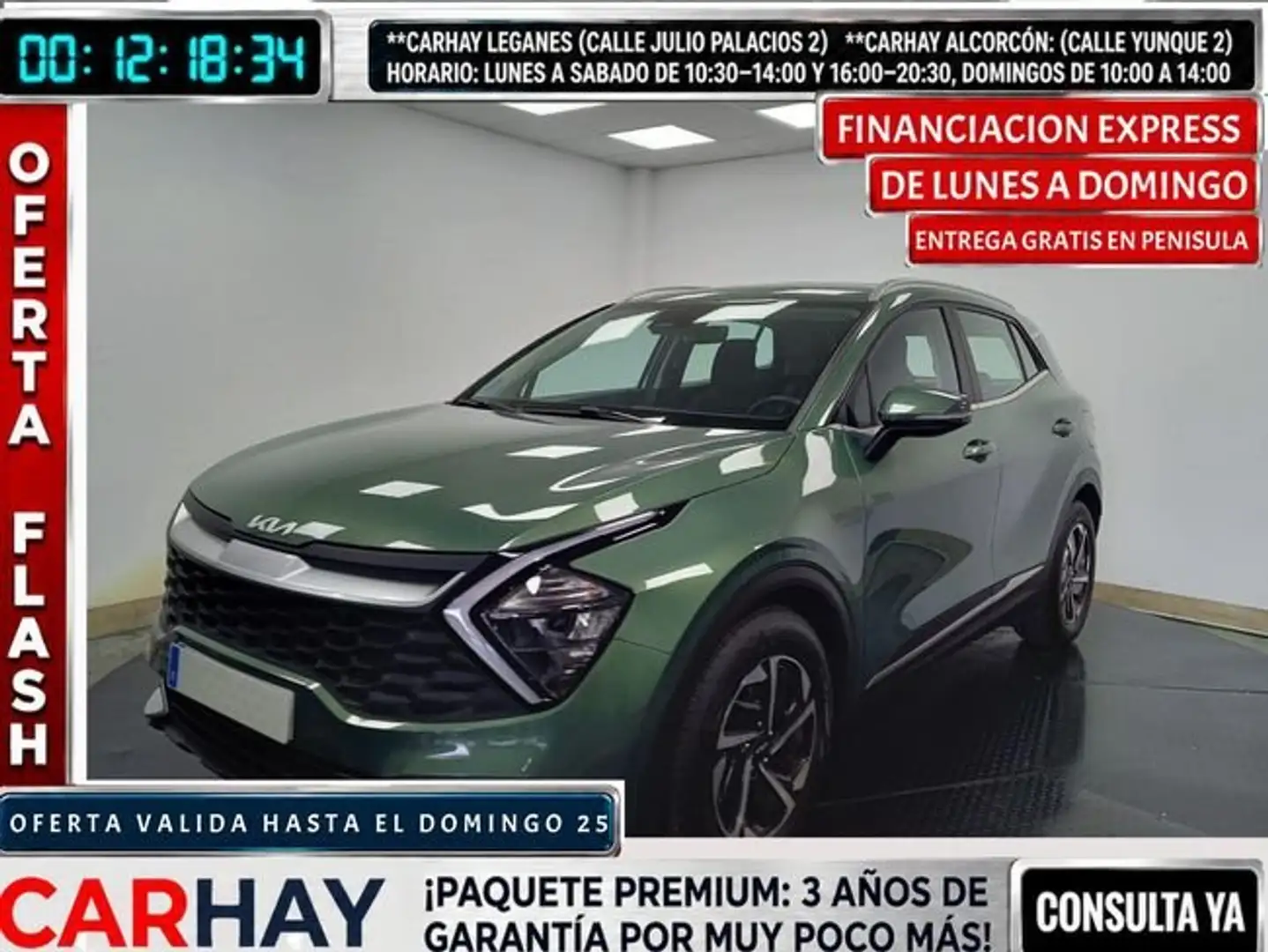 Kia Sportage 1.6 T-GDi MHEV 112kW (150CV) Drive 4X2 Verde - 1