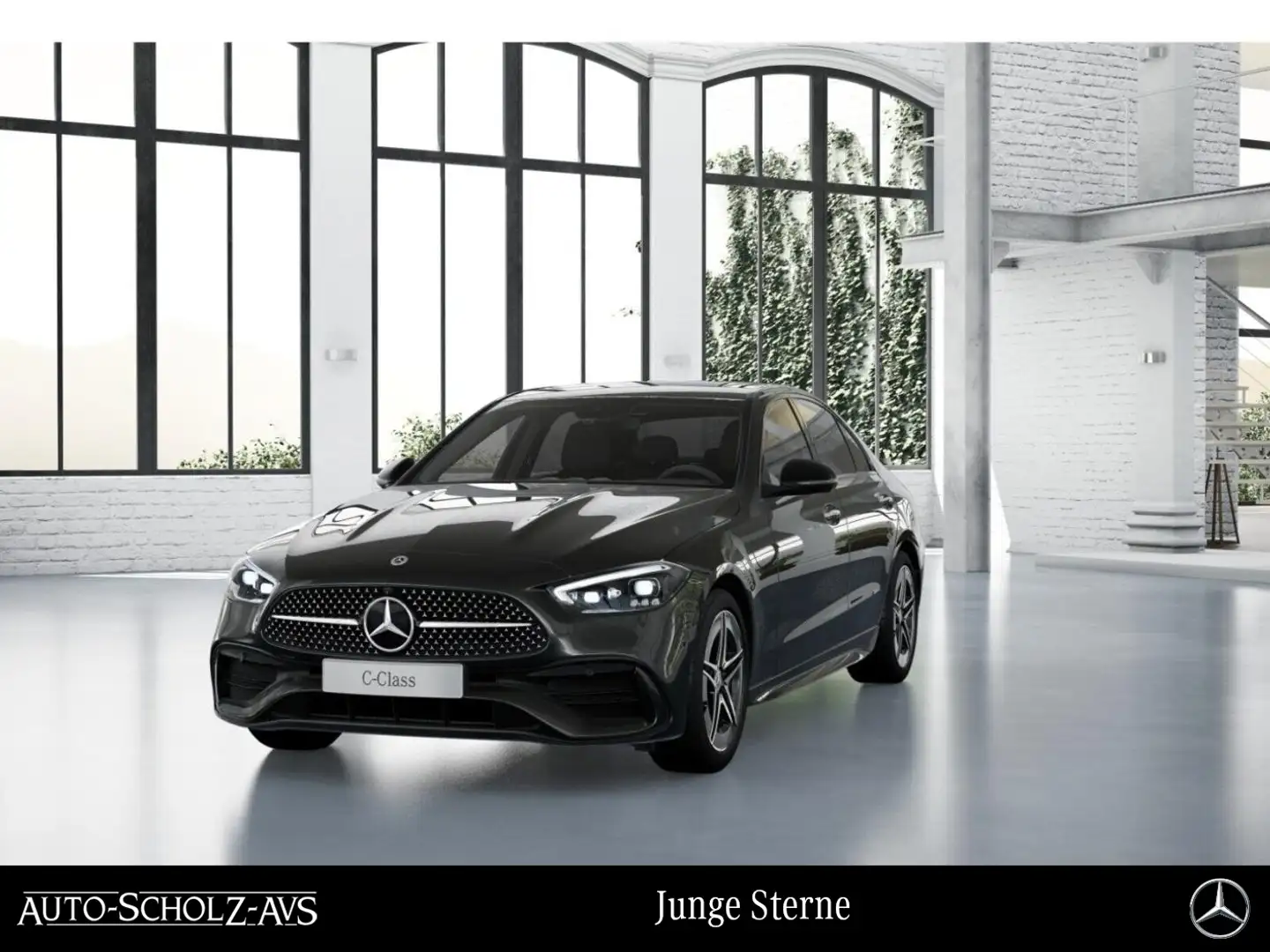 Mercedes-Benz C 200 AMG Night*LenkradH*360*Schiebedach*DigLi** Grau - 1