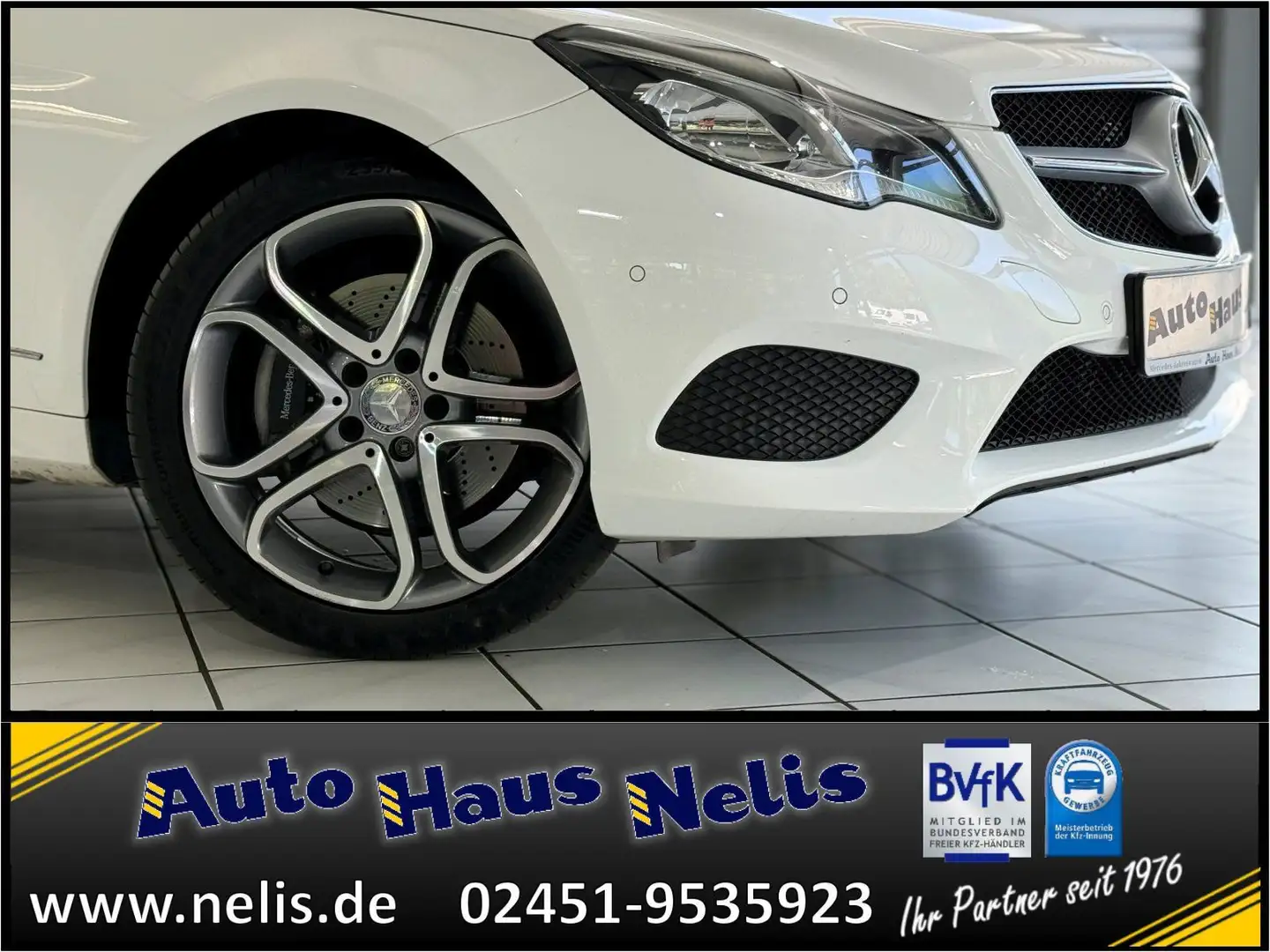 Mercedes-Benz E 250 CGI Cabrio Comand Airscarf 360° Leder LED White - 2