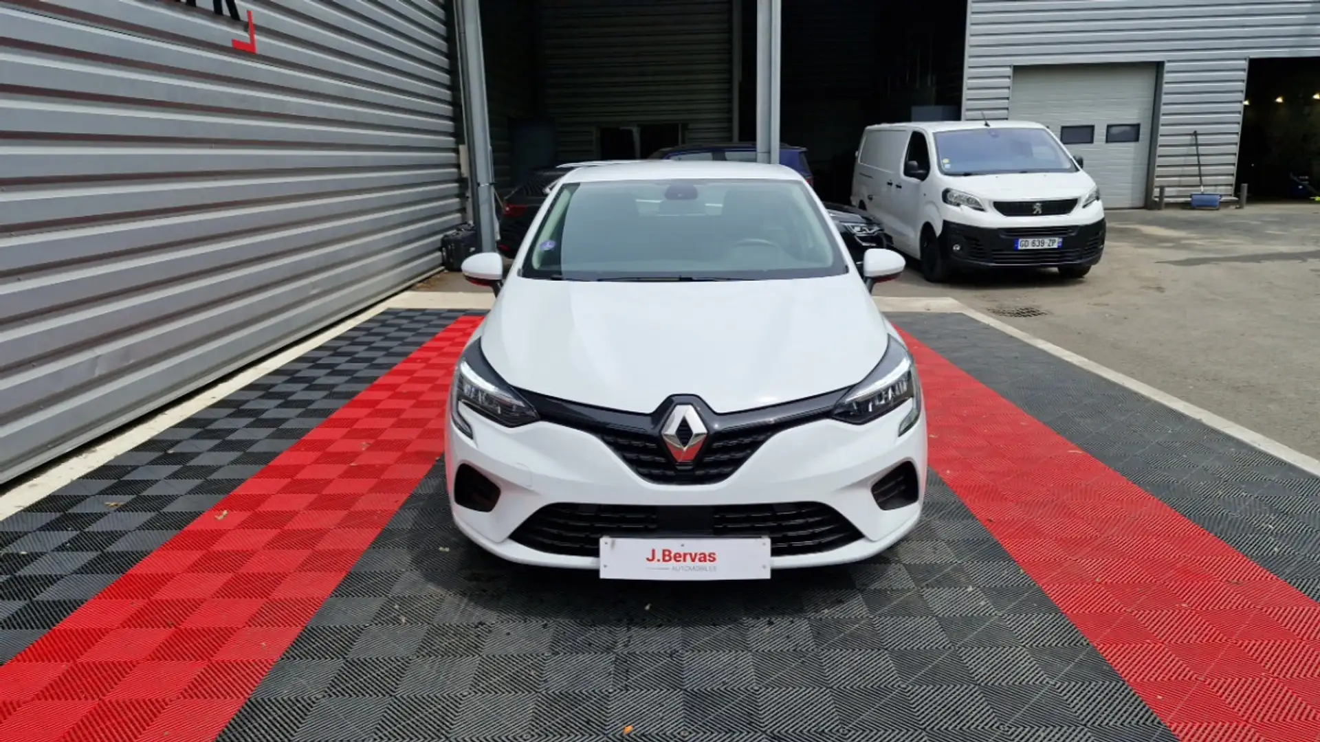 Renault Clio V Société Air Nav TCe 90 -21N Blanc - 2