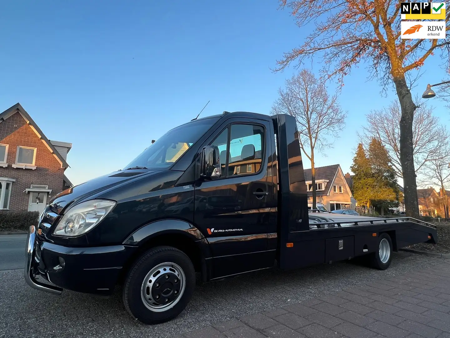 Mercedes-Benz Sprinter 518 3.0 CDI V 6 Autotransporter Zwart - 1
