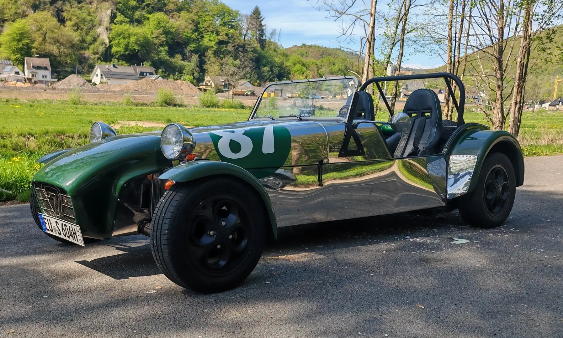Lotus Super Seven Oldtimer Replica Robin Hood S7 Kit Car Vert - 2