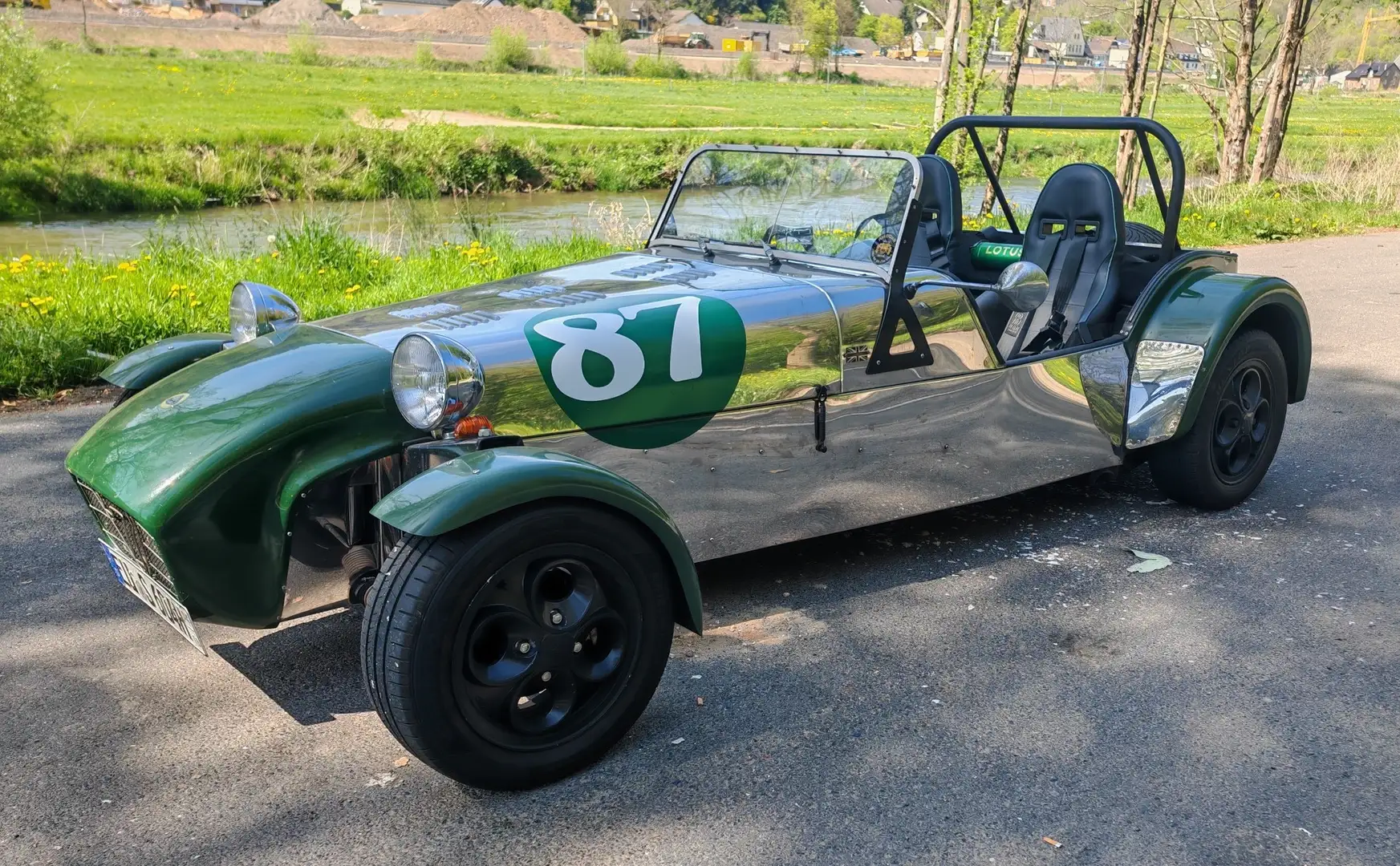 Lotus Super Seven Oldtimer Replica Robin Hood S7 Kit Car Vert - 1