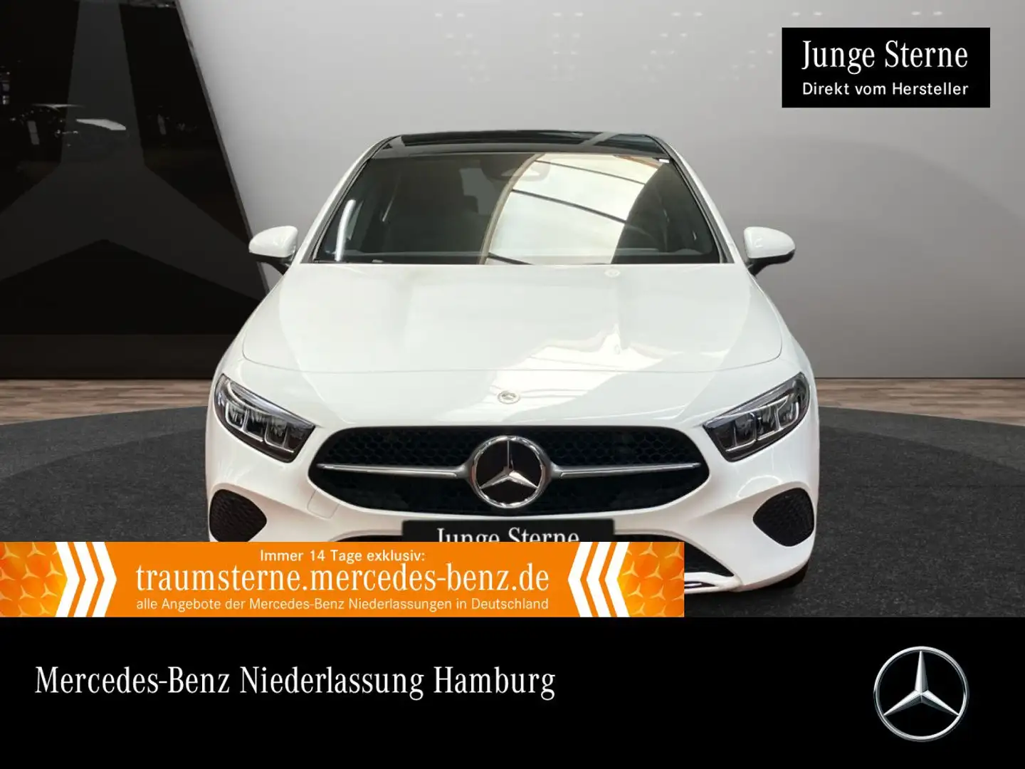 Mercedes-Benz A 200 PROGRESSIVE+PANO+LED+KAMERA+KEYLESS+7G Weiß - 1