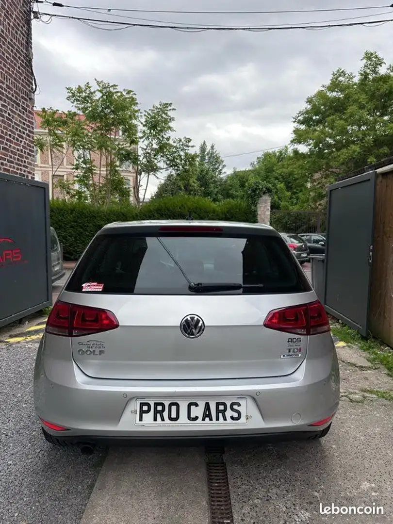 Volkswagen Golf 7 1,6 tdi boite auto Gris - 2