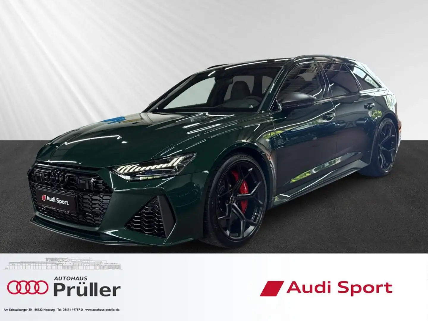 Audi RS6 Avant performance 360°+B&O Adv+Carbon+Keramik Grün - 1