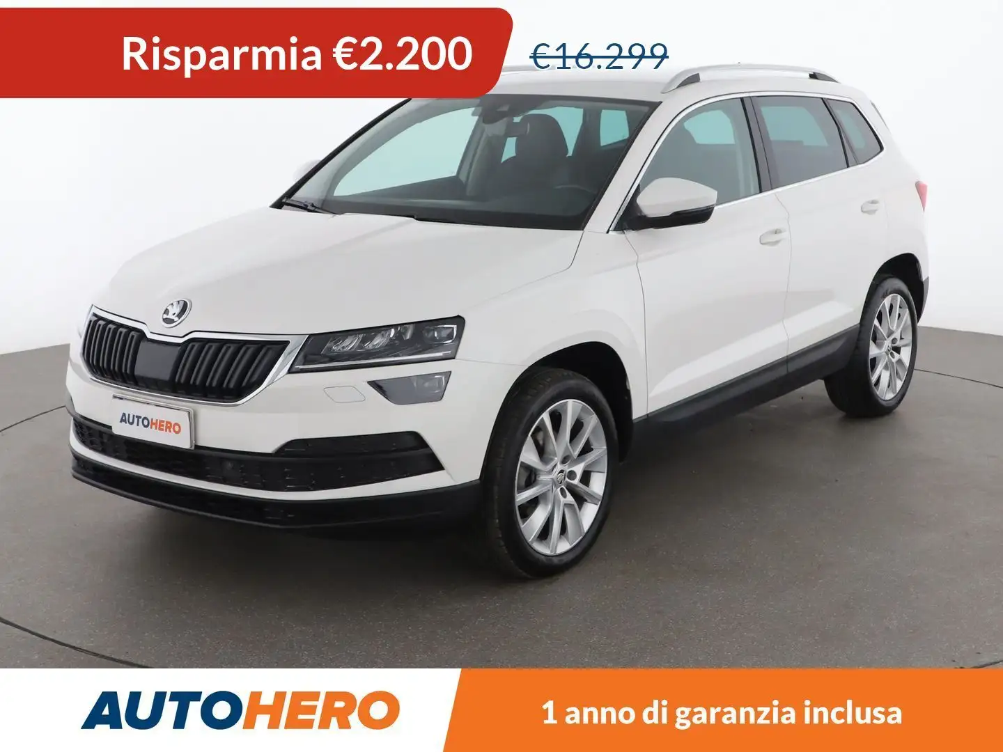 Skoda Karoq 1.6 TDI Style DSG Bianco - 1
