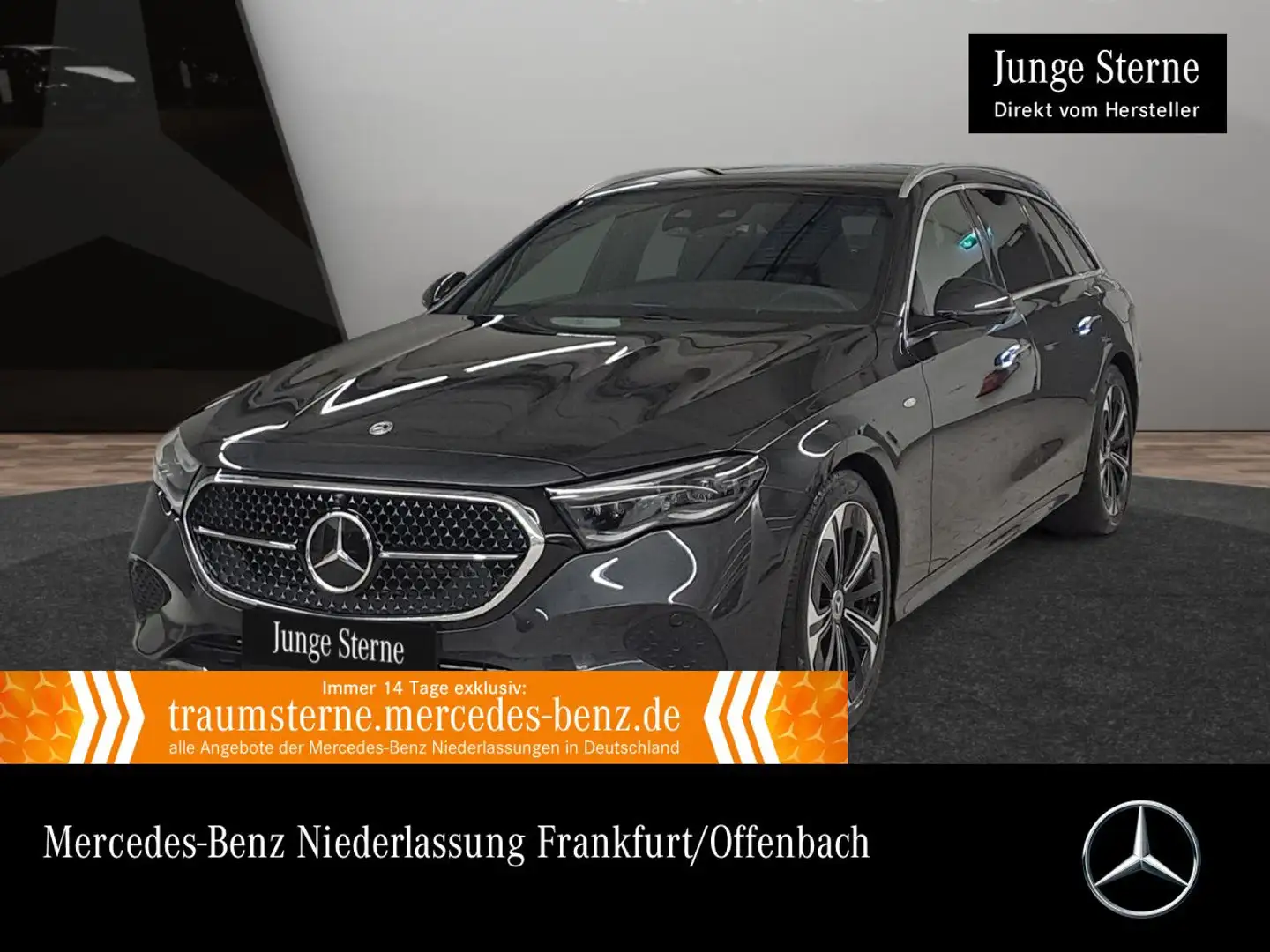 Mercedes-Benz E 300 de T 4M Hybrid Avantgarde Fahrass 360° AHK Grau - 1