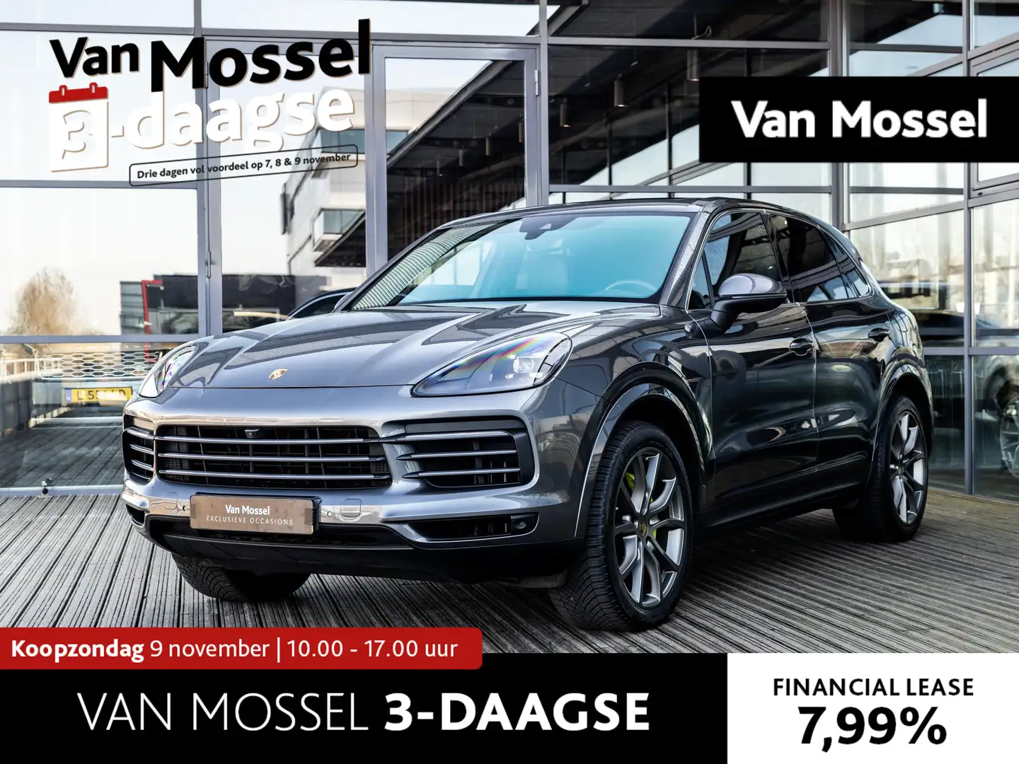 Porsche Cayenne 3.0 E-Hybrid | SPORTCHRONO | PANORAMA/SCHUIF-KANTE Grijs - 1