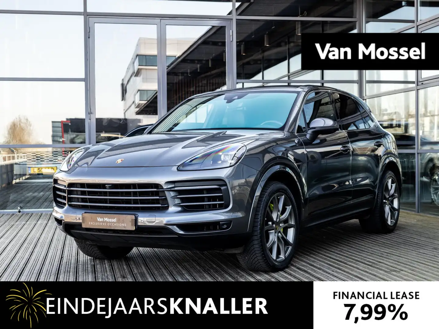 Porsche Cayenne 3.0 E-Hybrid | SPORTCHRONO | PANORAMA/SCHUIF-KANTE Gris - 1
