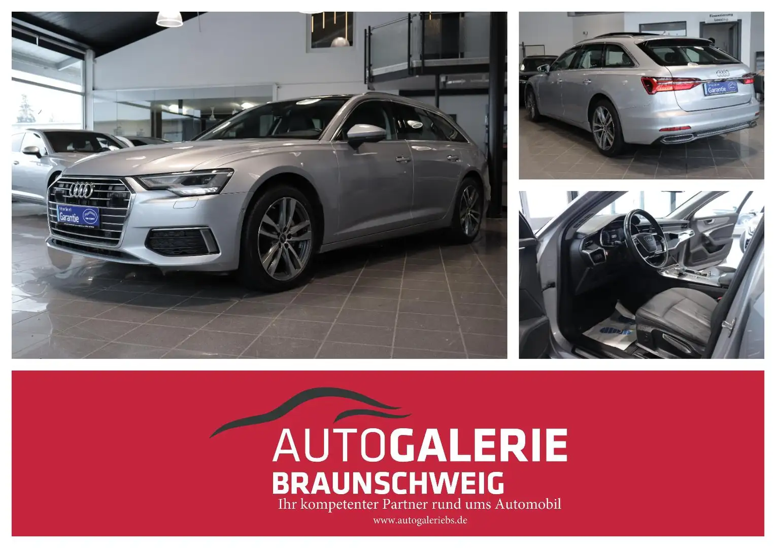 Audi A6 Avant 2.0 TDI S tron design *PANO*VIRTUAL*AHK Argent - 1