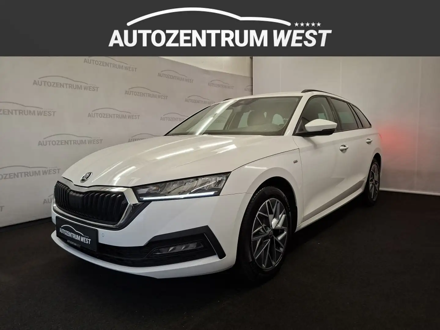 Skoda Octavia Combi 2,0 TDI...Navi/SHvo+hi/LED Weiß - 1
