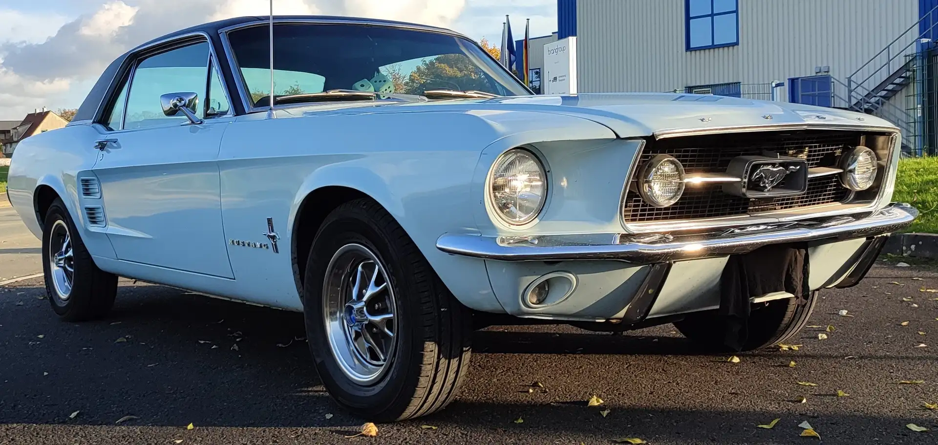 Ford Mustang Coupe 289er ORIGINAL H Zulassung Blau - 1
