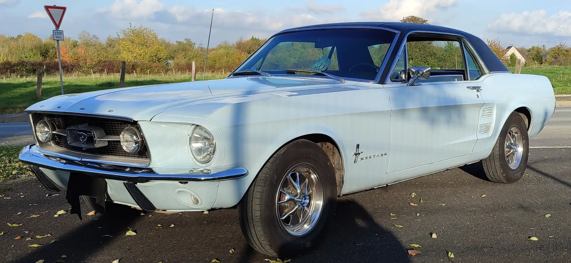 Ford Mustang Coupe 289er ORIGINAL H Zulassung Blau - 2