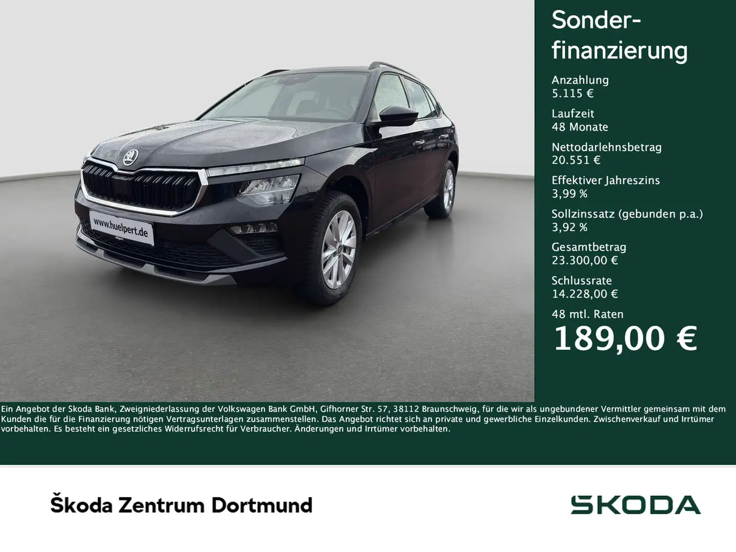 Skoda Kamiq 1.5 SELECTION CAM ACC NAVI ALU SITZHEIZUNG Noir - 1