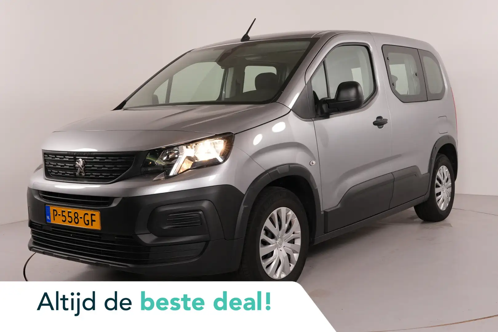 Peugeot e-Rifter EV Active Pack 50 kWh/136pk | Airco | Cruise | DAB Gris - 1