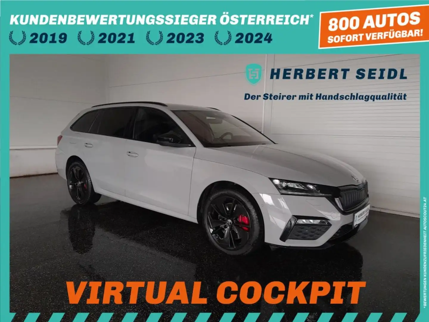 Skoda Octavia Combi RS PHEV 150/245 DSG *MATRIX-LED / HEAD-UP / VIRTUELL / NAVI / ACC / KAMERA / MEMORY / CANTON* Grau - 1