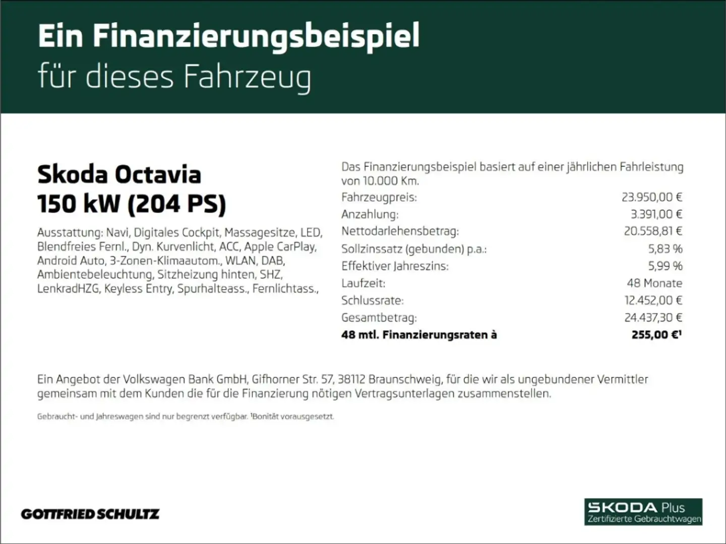 Skoda Octavia Combi CLEVER iV NAVI SITZHEIZUNG EINPARKHILFE LED Schwarz - 2