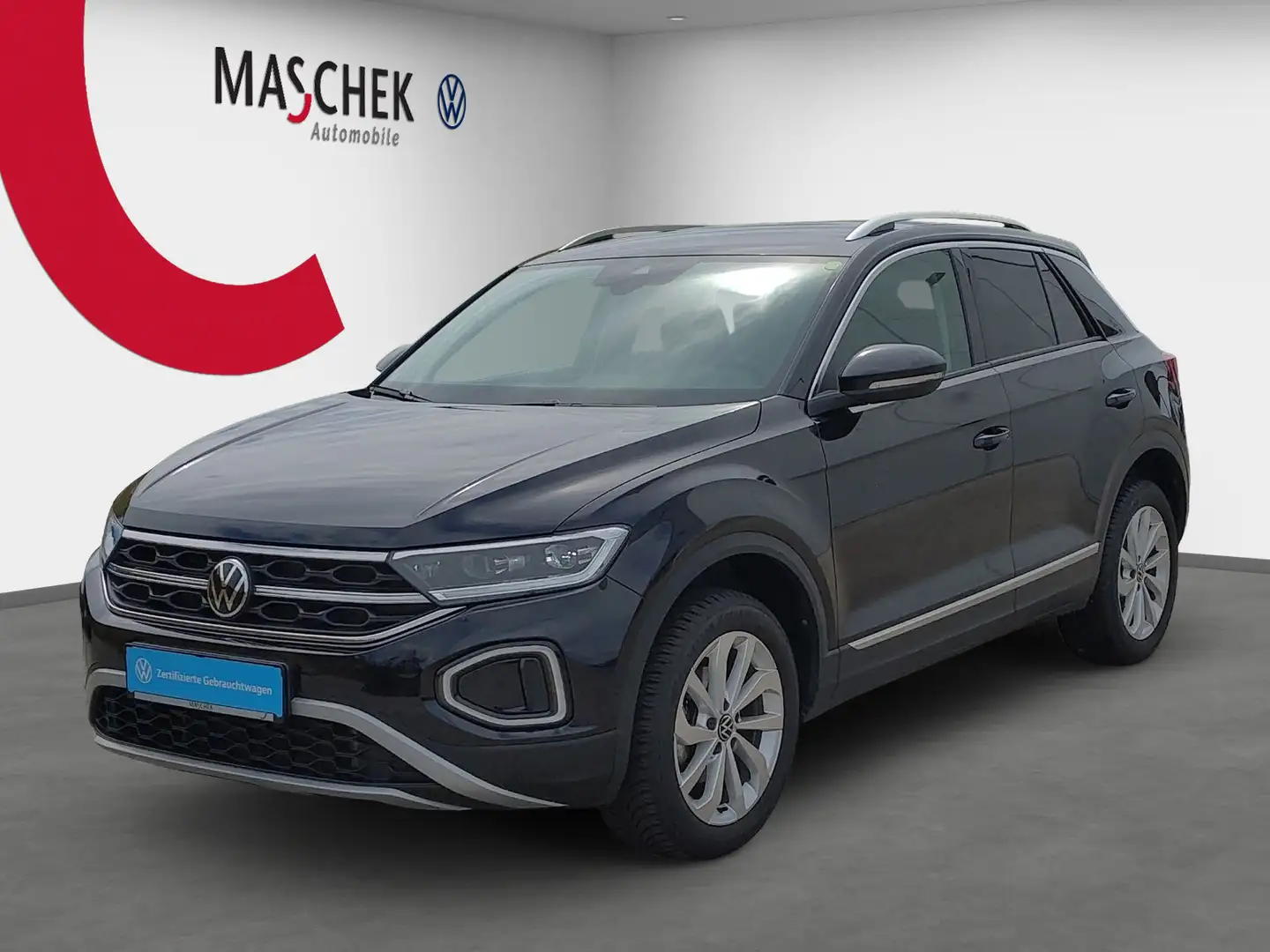Volkswagen T-Roc Style 1.5 TSI AHK Navi Sitzh. Alcantara PDC GRA Schwarz - 2