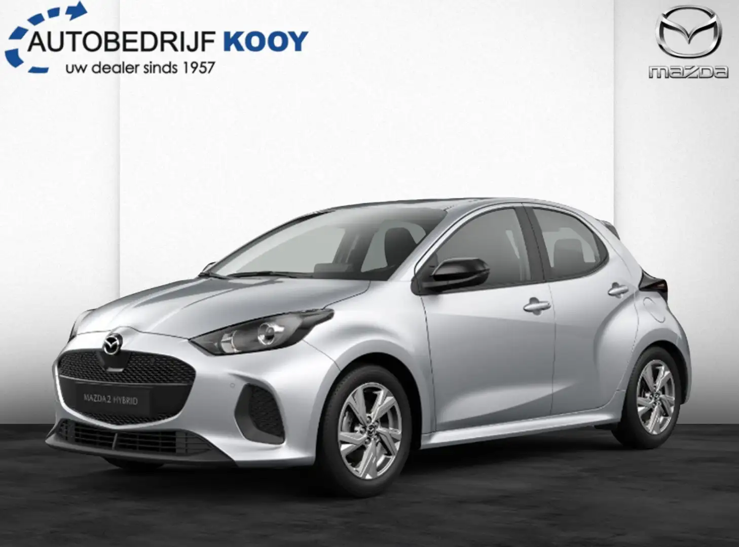 Mazda 2 Hybrid 1.5 HYBRID Exclusive-line Zilver - 1