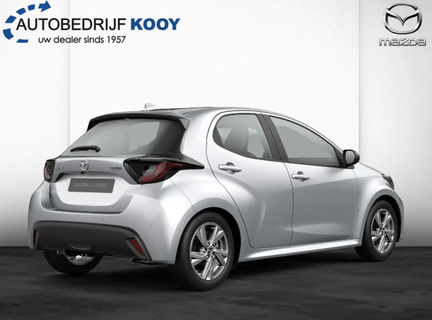 Mazda 2 Hybrid 1.5 HYBRID Exclusive-line Zilver - 2