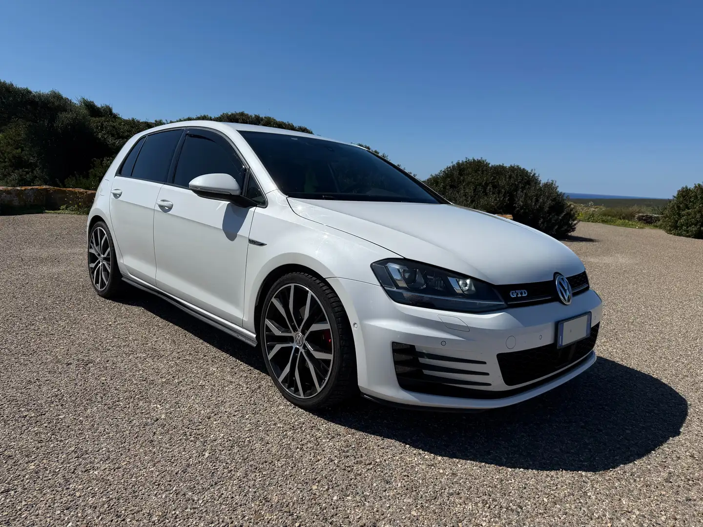 Volkswagen Golf Golf VII 2.0 184CV GTD DSG (2014) Bianco - 2