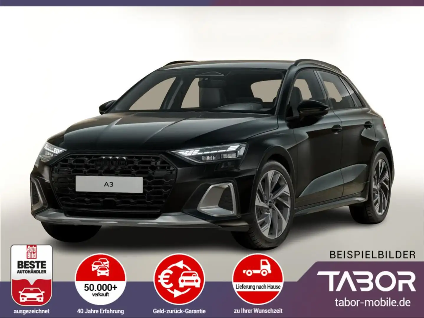 Audi A3 allstreet 35 TFSI S tronic Nav 18Z KlimaP LED Schwarz - 1